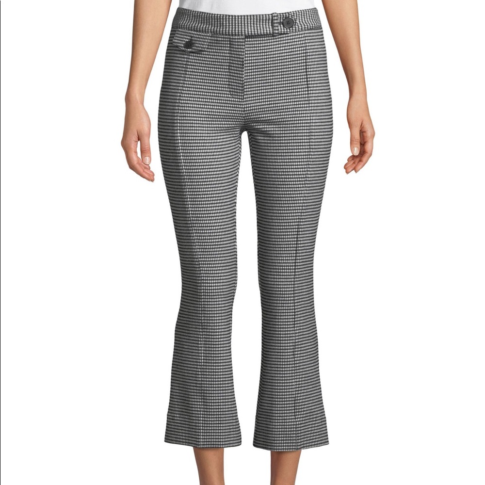 Derek Lam Houndstooth Cropped Pant